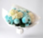 Pastel Mavi Ortanca Buketi Sky Blue Hydrangea Bouquet