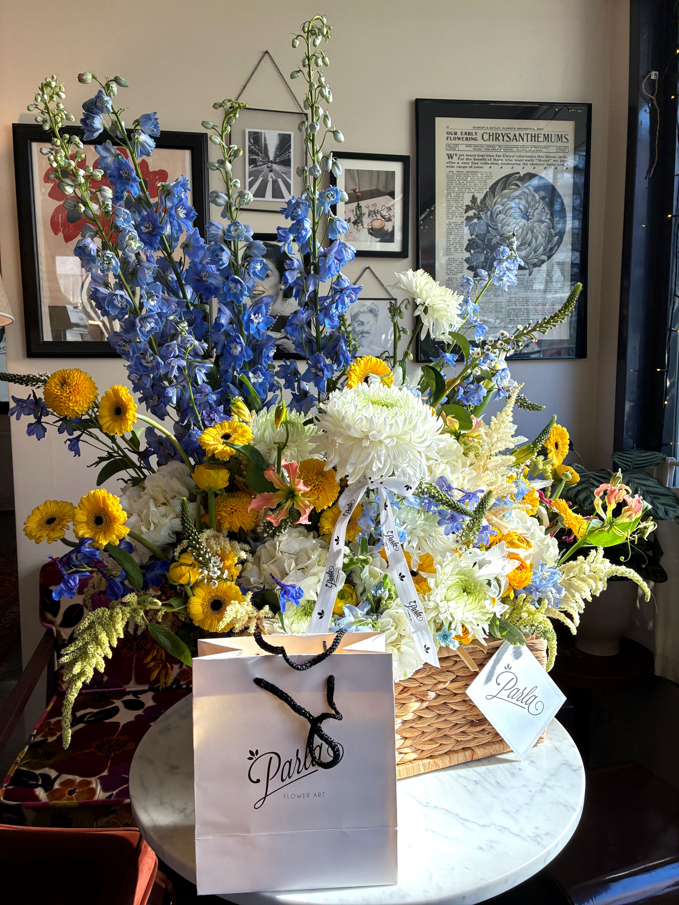 Sepette Bebek Tebrik Çiçeği