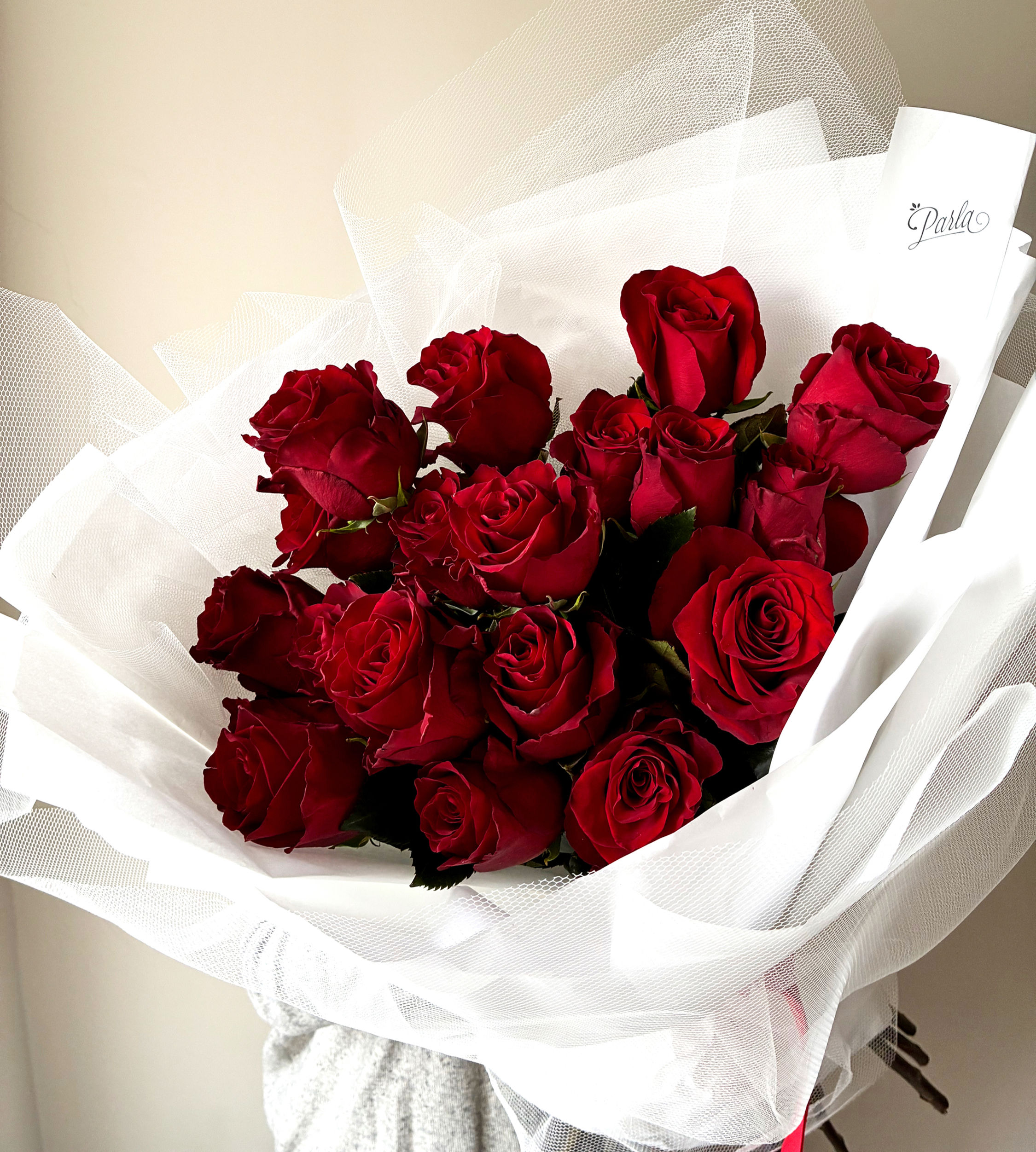 Amore 19 Lüks Kırmızı Gül Buketi