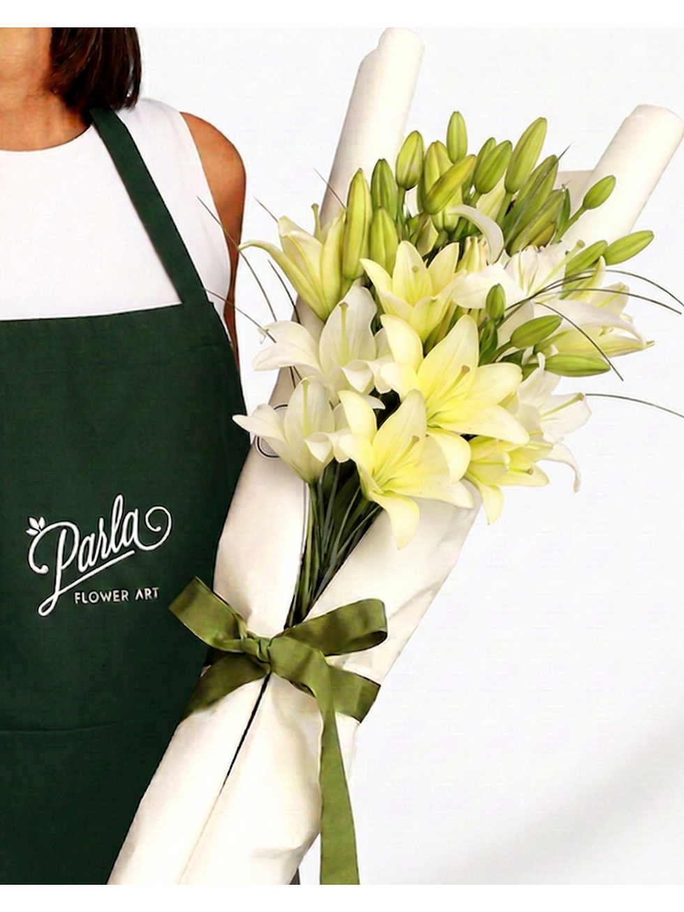 Küçük resim: Pure Lily | Premium Beyaz Lilyum Buketi
