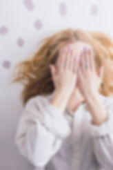 Woman wakig up not showing face