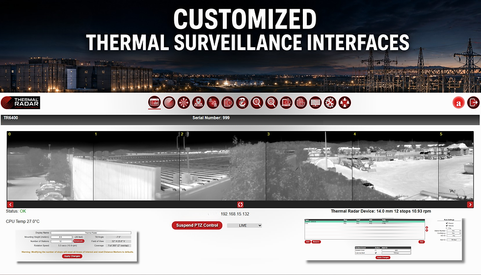 Customized Thermal Surveillance Interfaces in Utah and Beyond | Thermal Radar™
