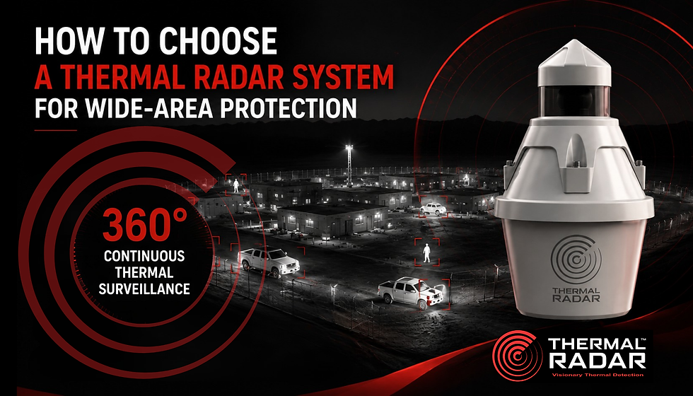 How to Choose a Thermal Radar System for Wide-Area Protection