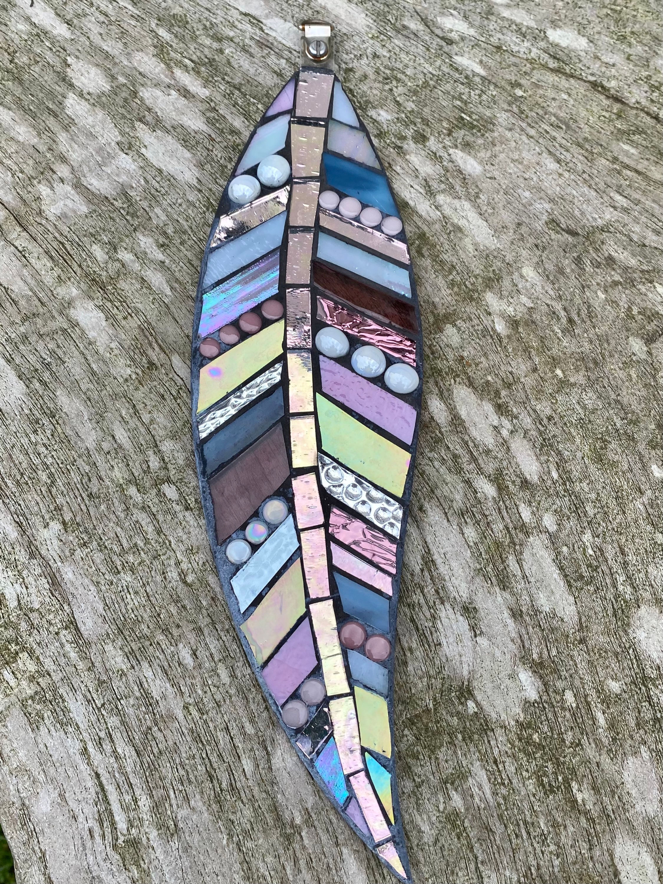 Hanging Garden Feather- Blush Pink