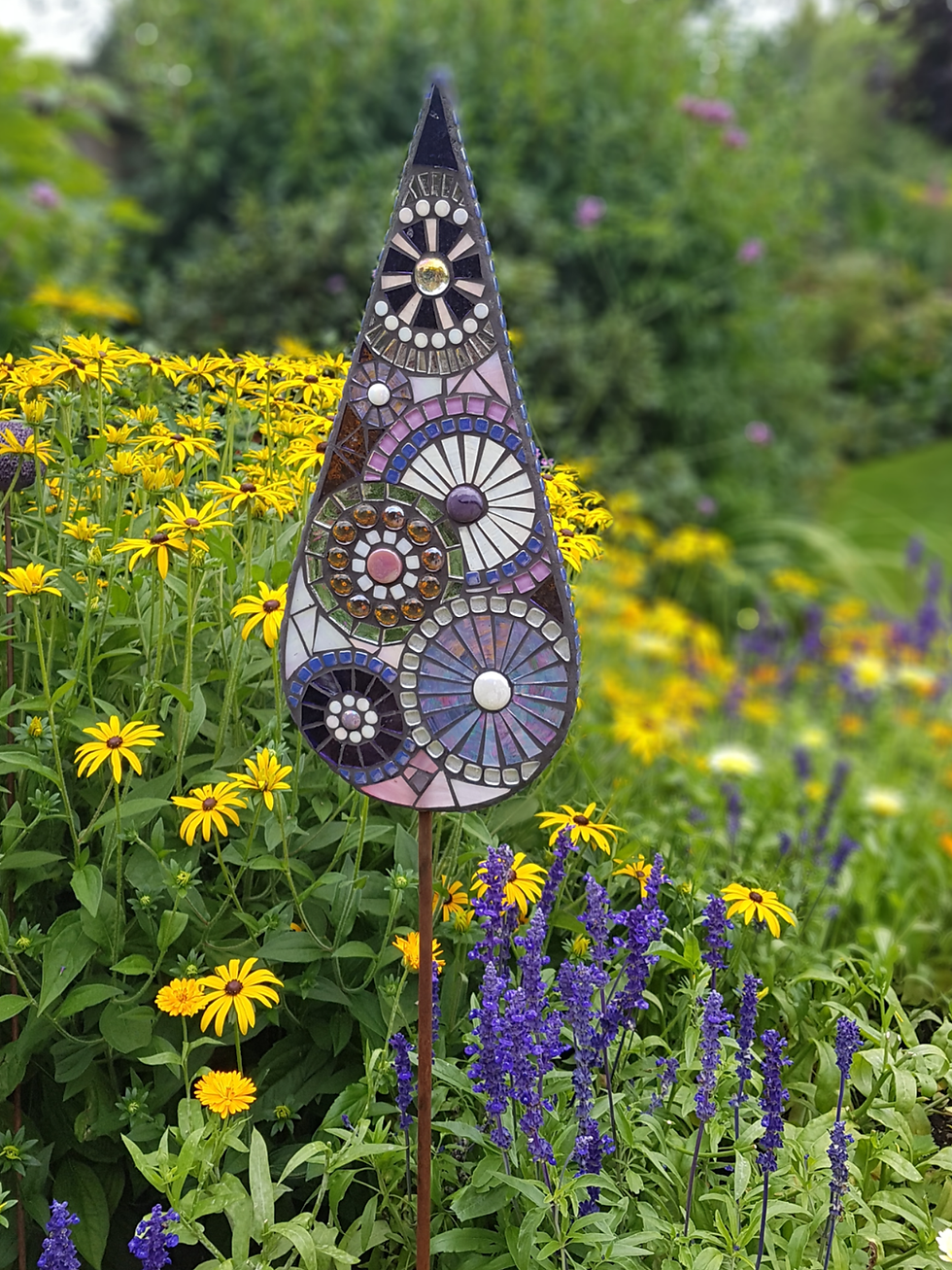 Thumbnail: Concentric Circle Teardrop- Choice of Colours
