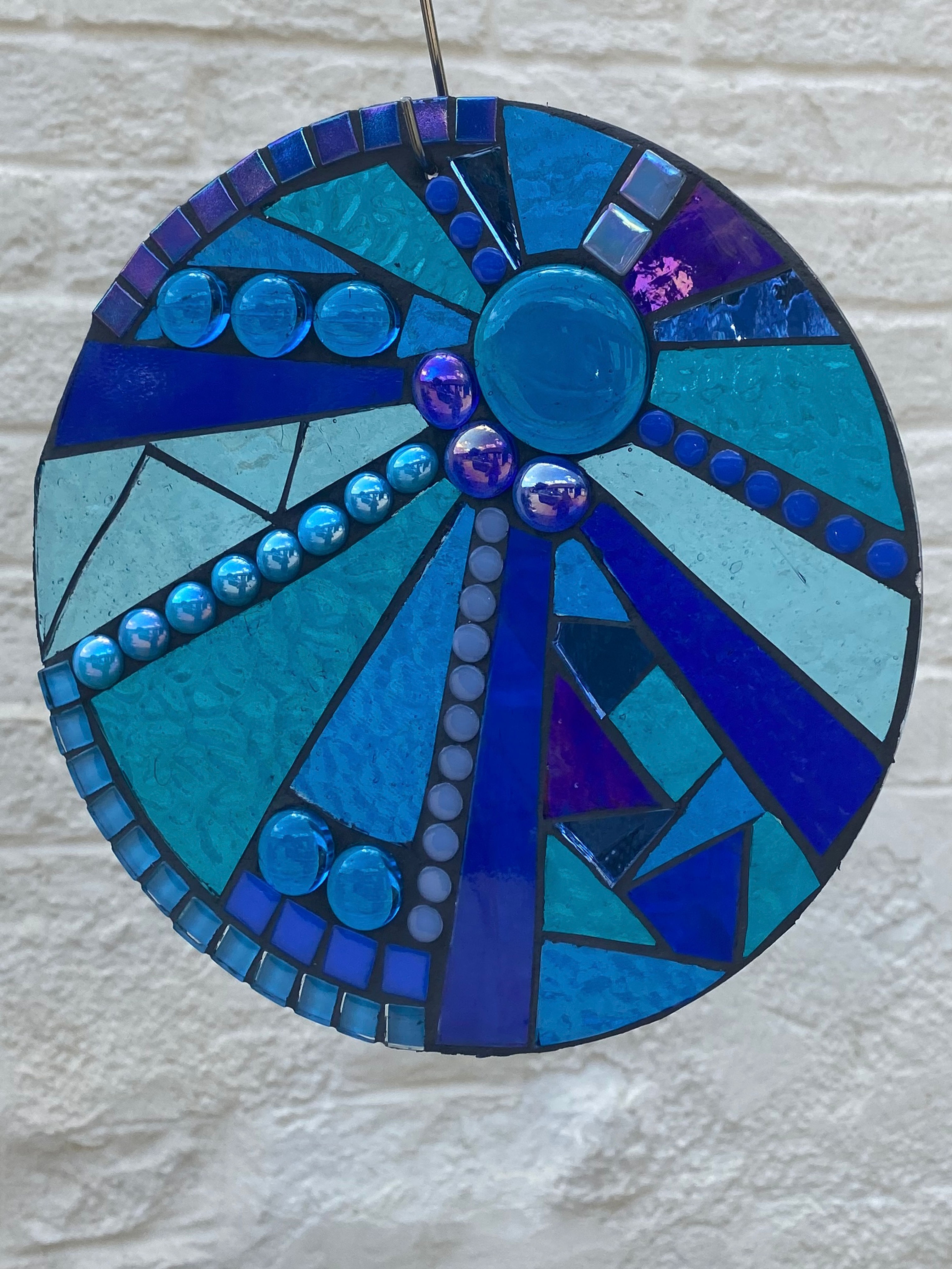 Hanging Garden Circle 20cm - Ocean Blue