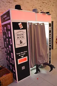 cabine photo photomaton soirée entreprise