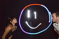 photobooth light painting à Paris