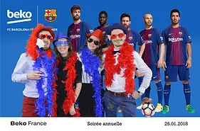 photo montage soiree entreprise photocall Paris