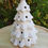 Thumbnail: Ceramic bisque decorated Christmas tree tea light cover 360 degree view video