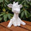 Thumbnail: Ceramic bisque giraffe facetini figure front right view