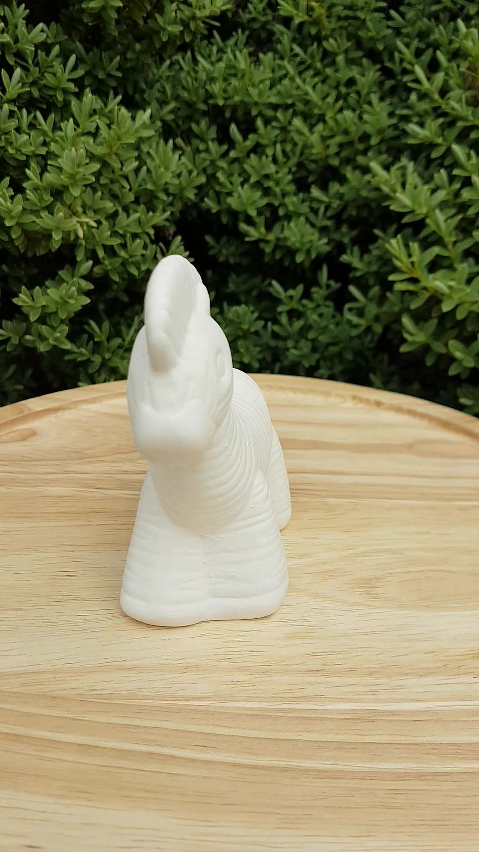 Thumbnail: Zebra ceramic bisque figure 360 degree view video