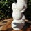 Thumbnail: 3 snowmen stacked ceramic bisque figure 360 degree view video
