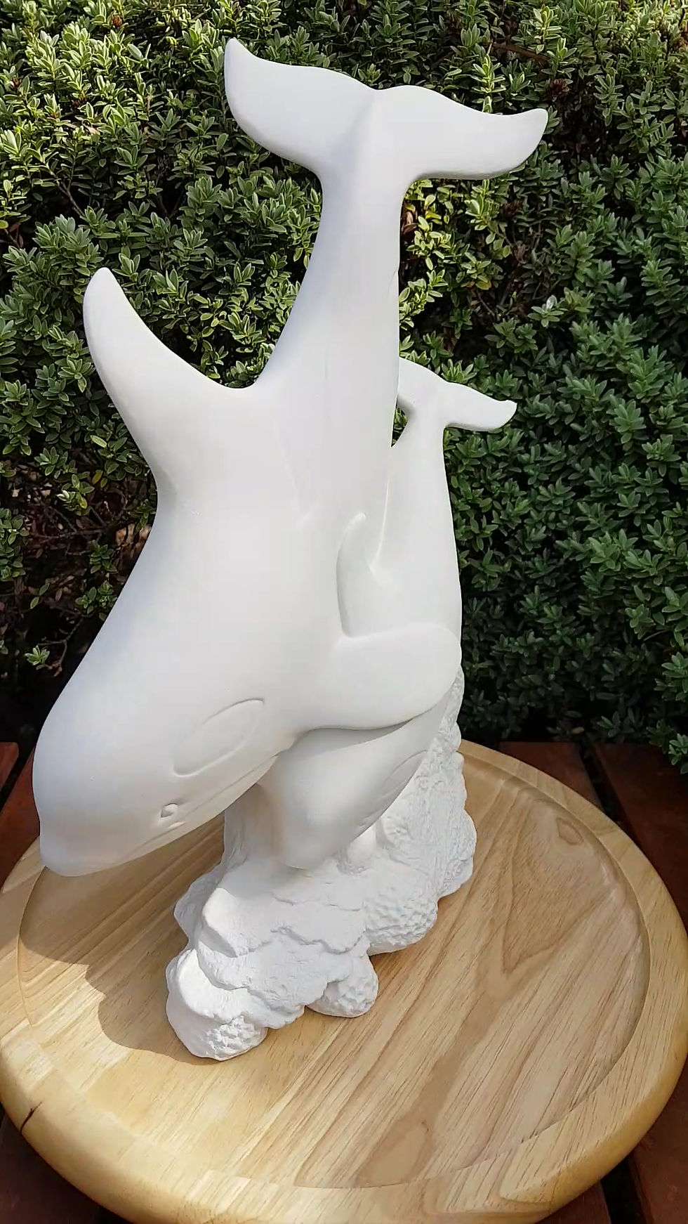 Thumbnail: Whales Swimming large ceramic bisque figure 360 degree view video