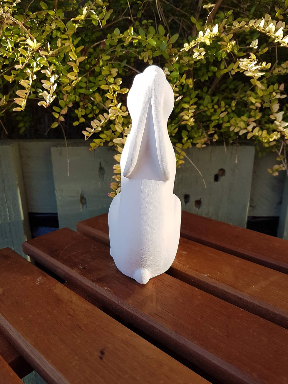 Thumbnail: Stargazing Hare sculpture trail ceramic figure back view