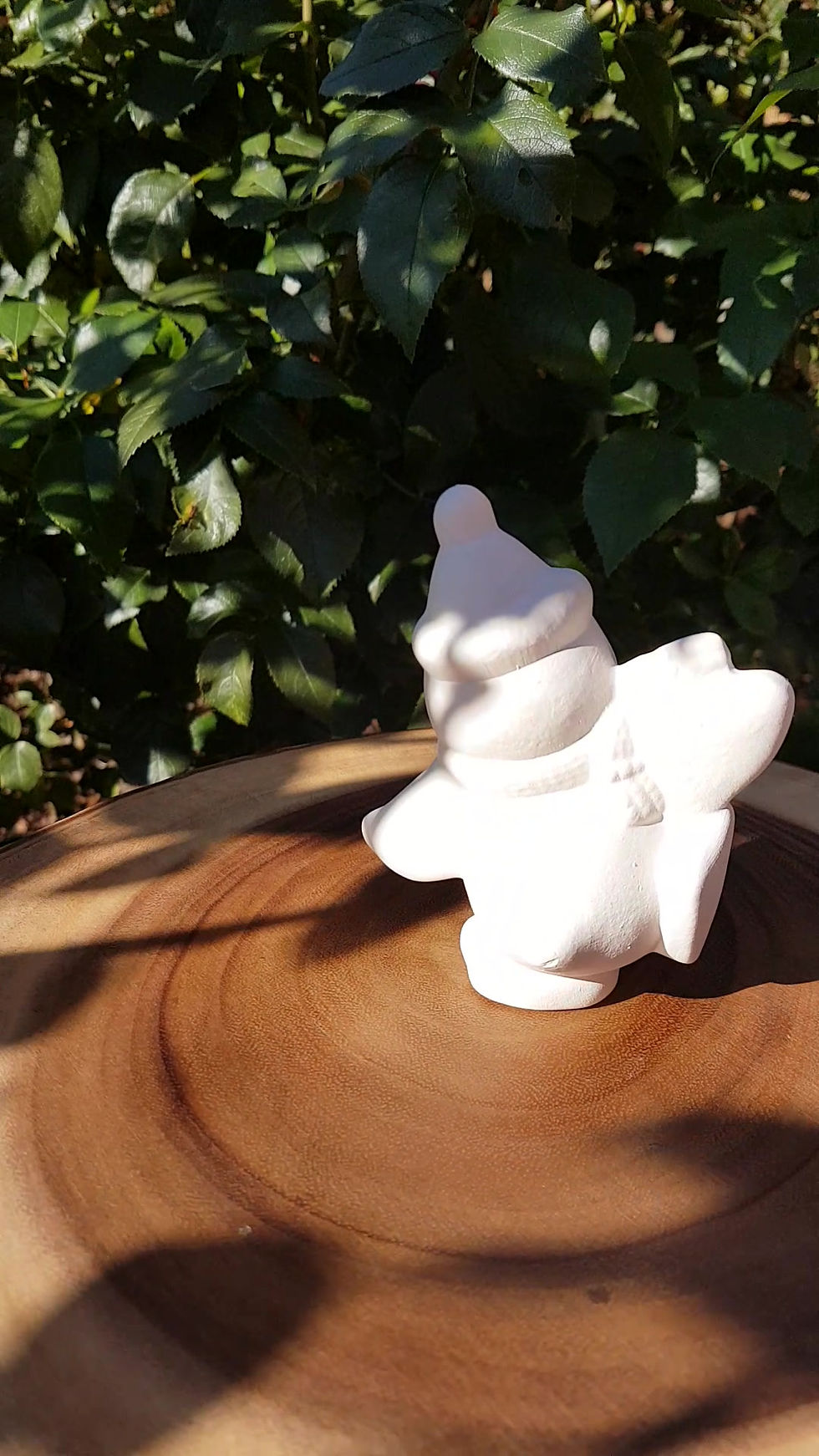 Thumbnail: Ceramic penguin with bobble hat figure 360 view video