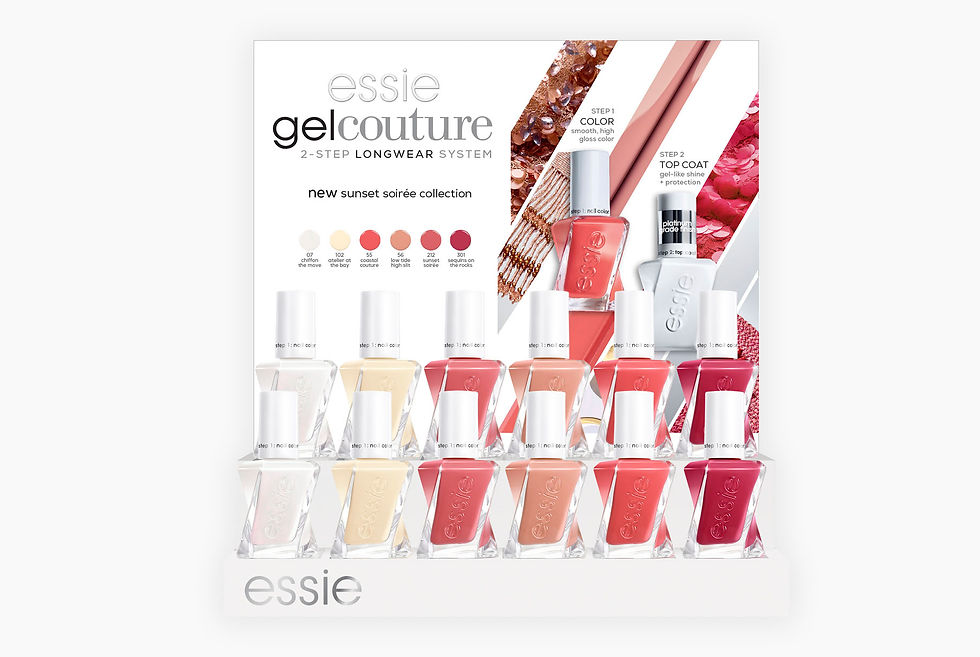 essie Gel Couture Salon DIsplay