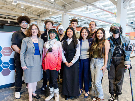 Acting U.S. Secretary of Labor Julie Su and Congresswoman Val Hoyle visit Connected Lane County's Spark at Booth-Kelly