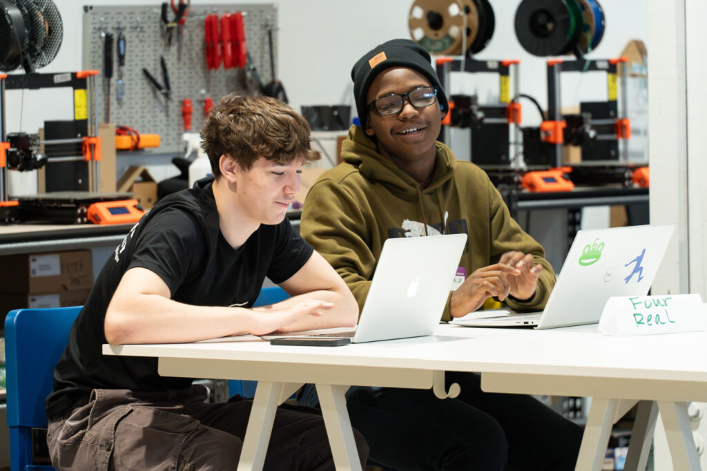 Youth particpate in three-day coding and marketing competition called "codeORcreate"