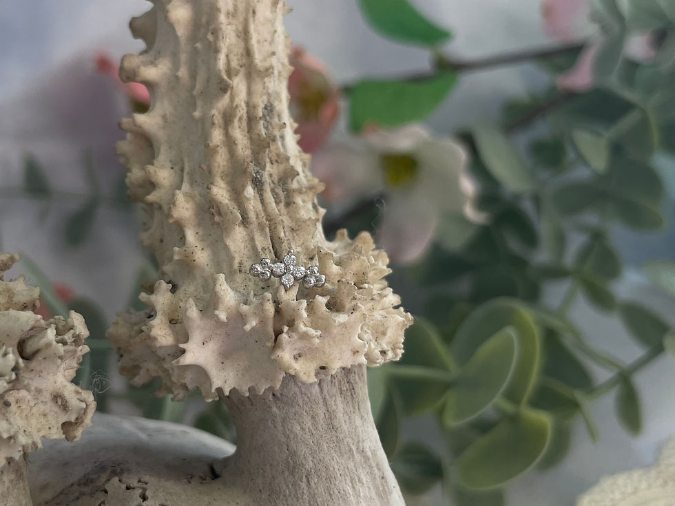 Thumbnail: Tish Lyon - 14ct Gold Threadless - Ball And Gem Attachment