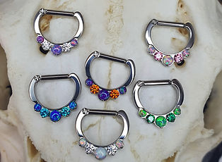 Industrial Strength Titanium Clicker Rings