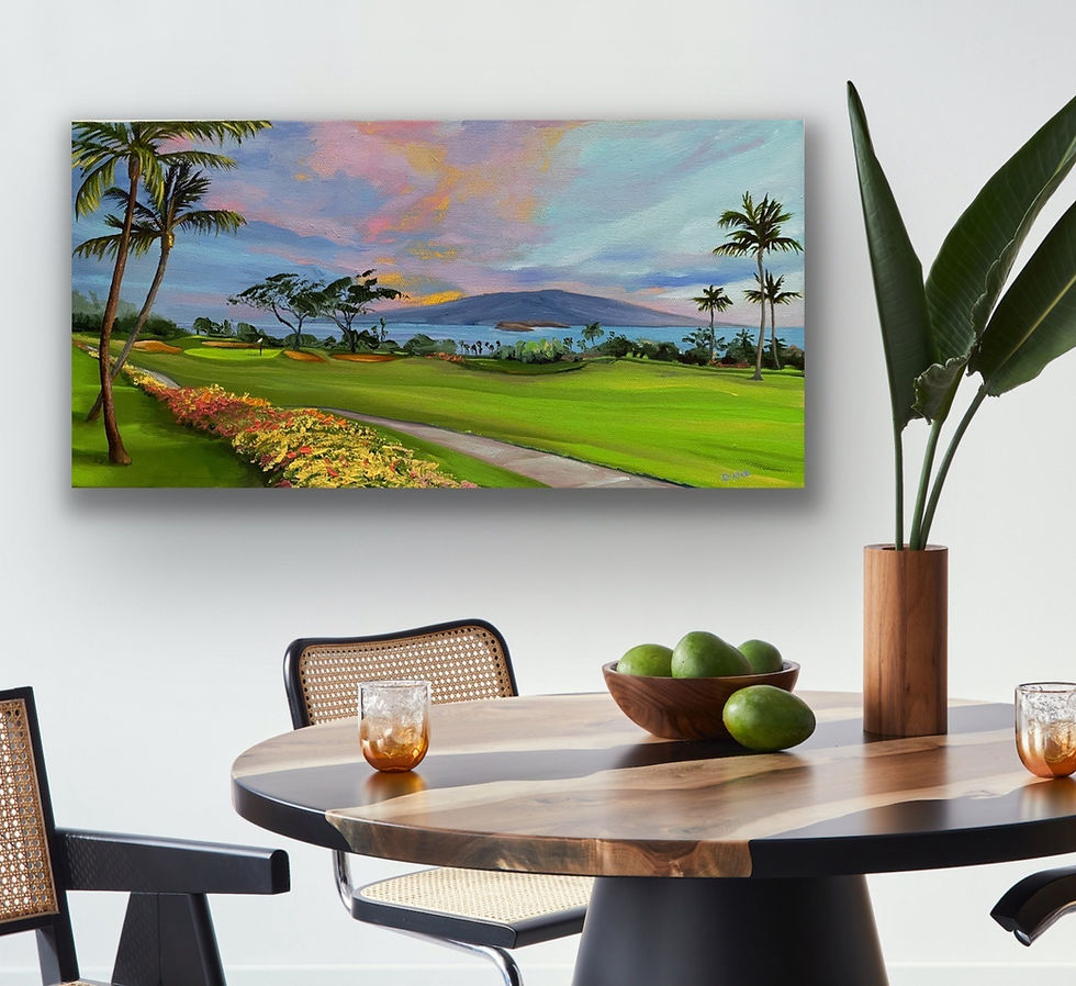 Thumbnail: Sunset Golf - Hole 11- Wailea Blue Course