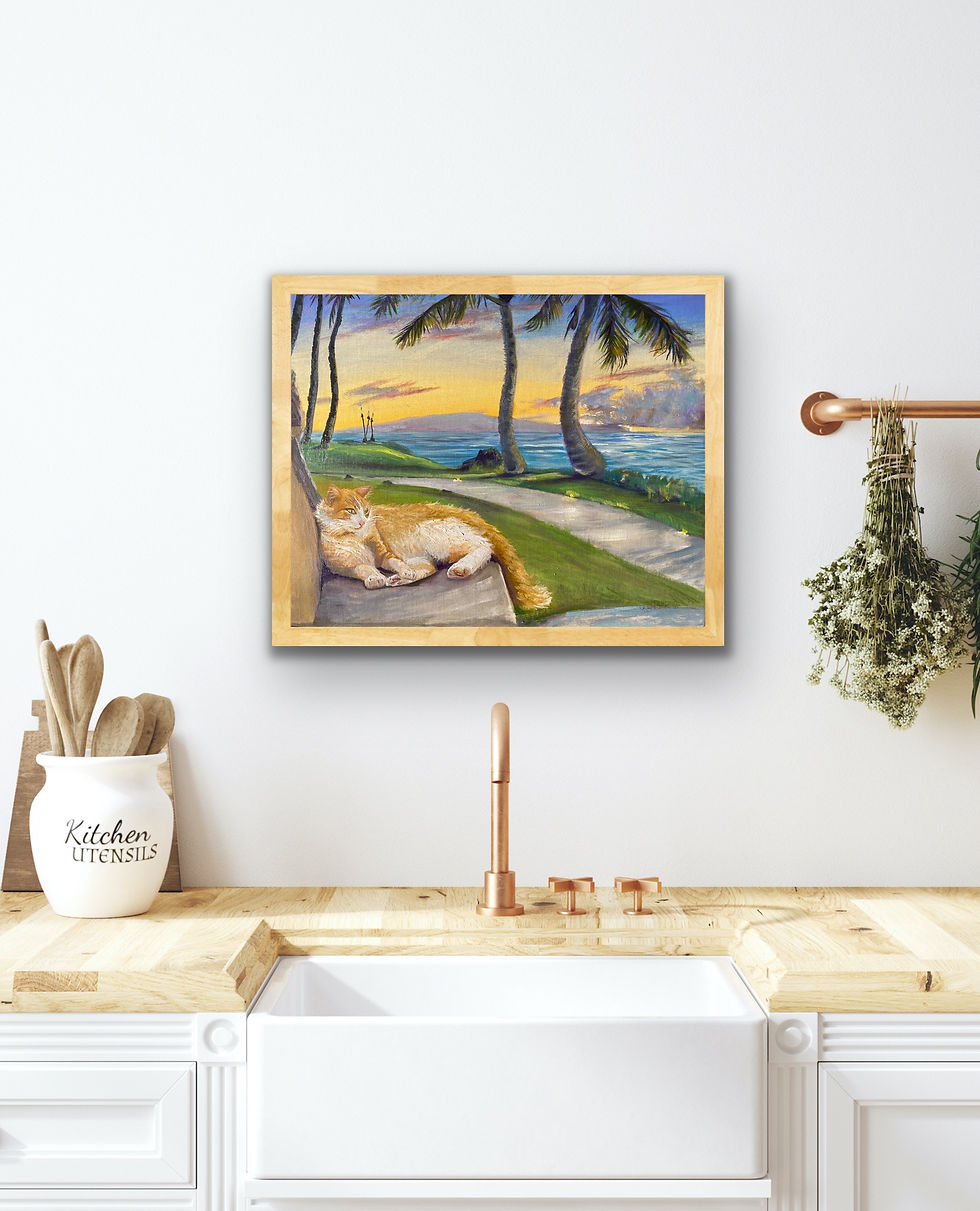 Thumbnail: Felix at Sunset Chillin' - Maui Beach path