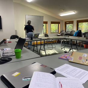 Weekje schrijfcursus en hikes