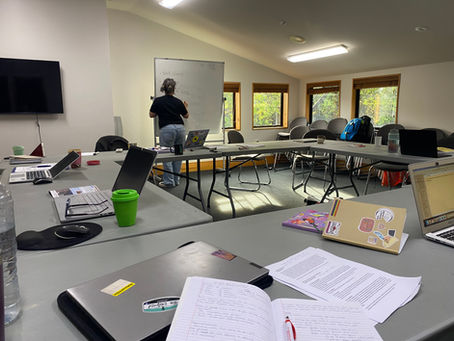 Weekje schrijfcursus en hikes