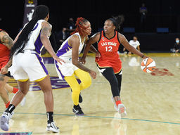 Aces shine in home opener, beat Sparks 97-69