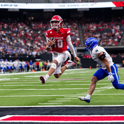 Rebels bowl-eligible after surviving Falcons to improve to 6-0