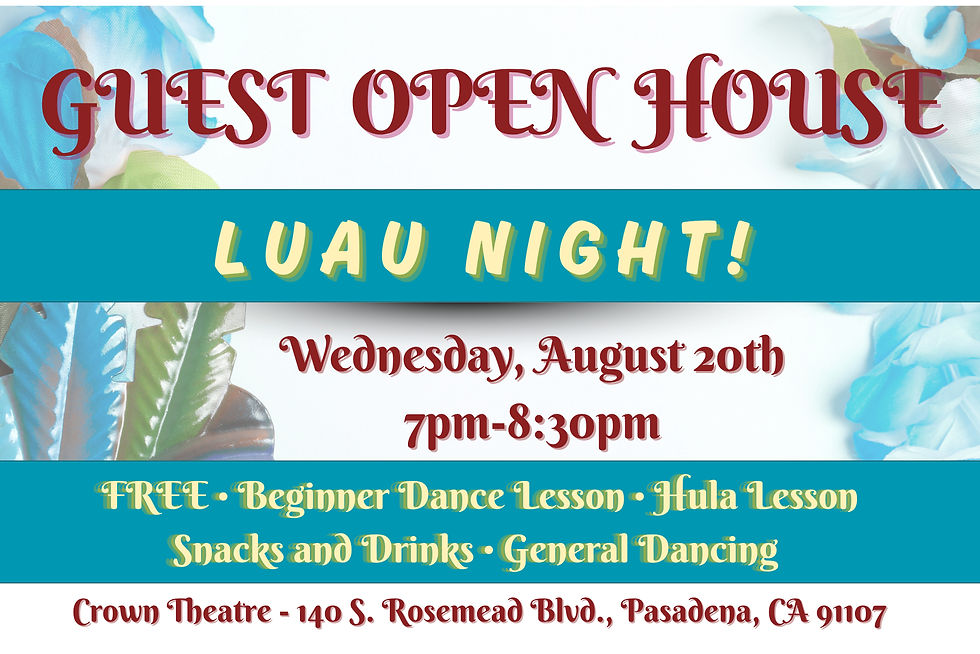 Guest Open House Luau Night