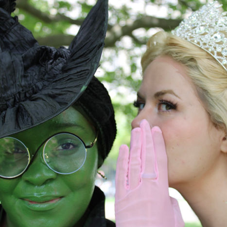 Elphaba and Glinda Make Magic in Manhattan, NYC