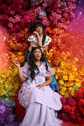 Isabella and Mirabel Party Characters from Encanto