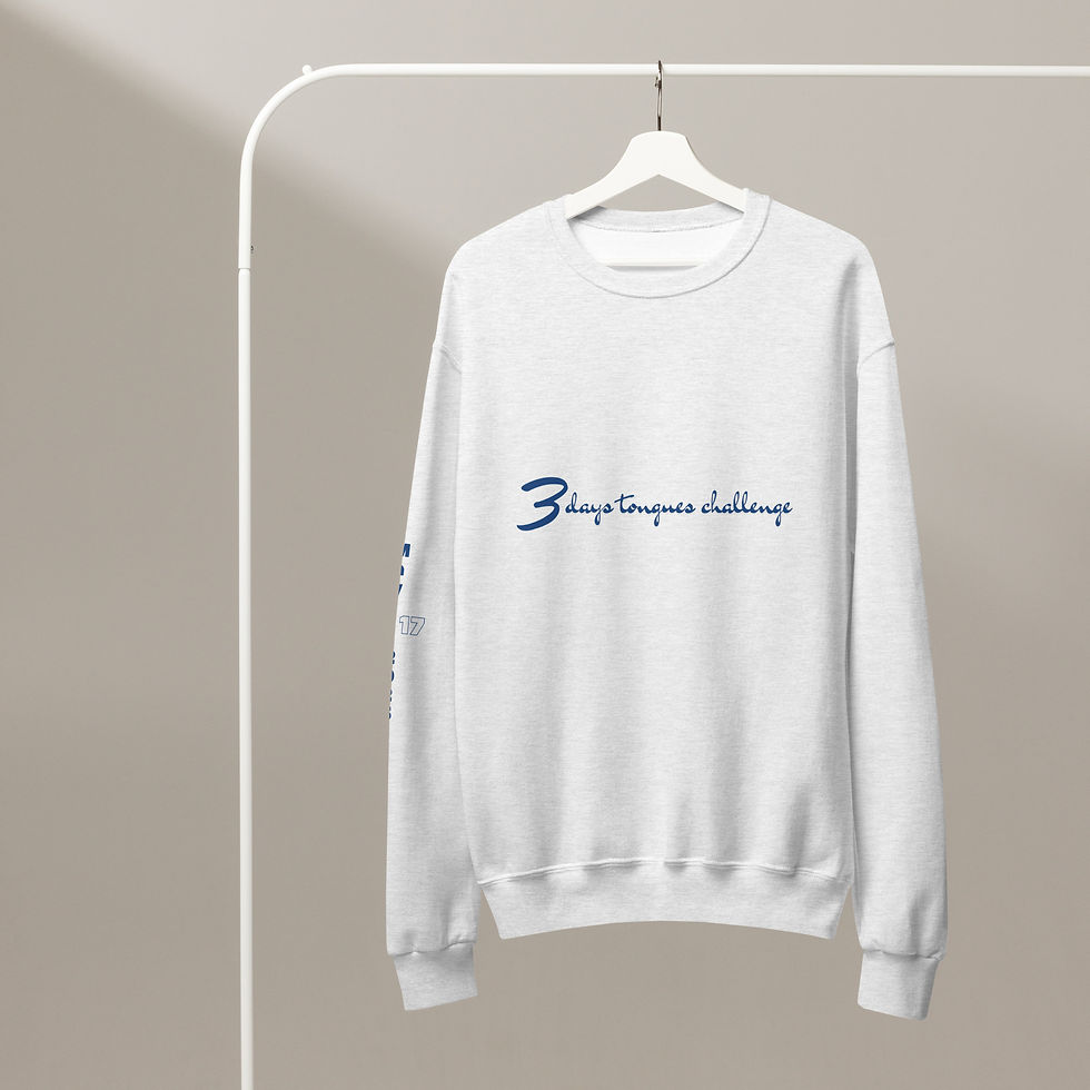 Thumbnail: R.T.F IT Surely ends with me - Speaking in tongues challenge sweatshirt