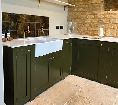 Bespoke kitchen and quartz worktops supplied and fitted by Taylor Reay in Taunton, Somerset