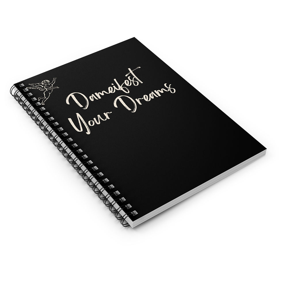 Thumbnail: Dameifest Your Dreams Ruled Line Spiral Notebook