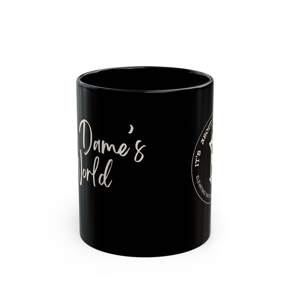 Thumbnail: Dame Black Mug (11oz, 15oz)