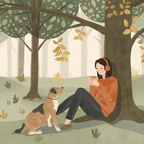 matte watercolour illustration. slight texture. Muted earthy palette (sage, terracotta, cr
