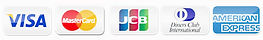 VISA・MASTER・JCB・DINERS・American Express S3スタジオ