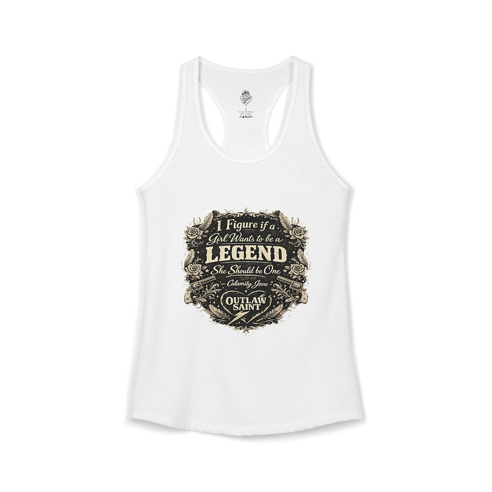 Thumbnail:  Women's Racerback Tank "Be a legend"