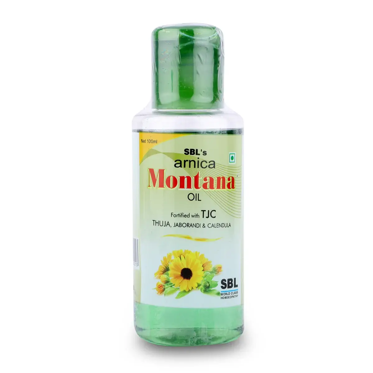 SBL Arnica Montana Oil bottle with green cap