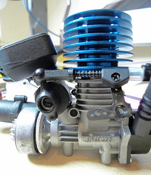 Japanese .07 Nitro motor for model scooter build