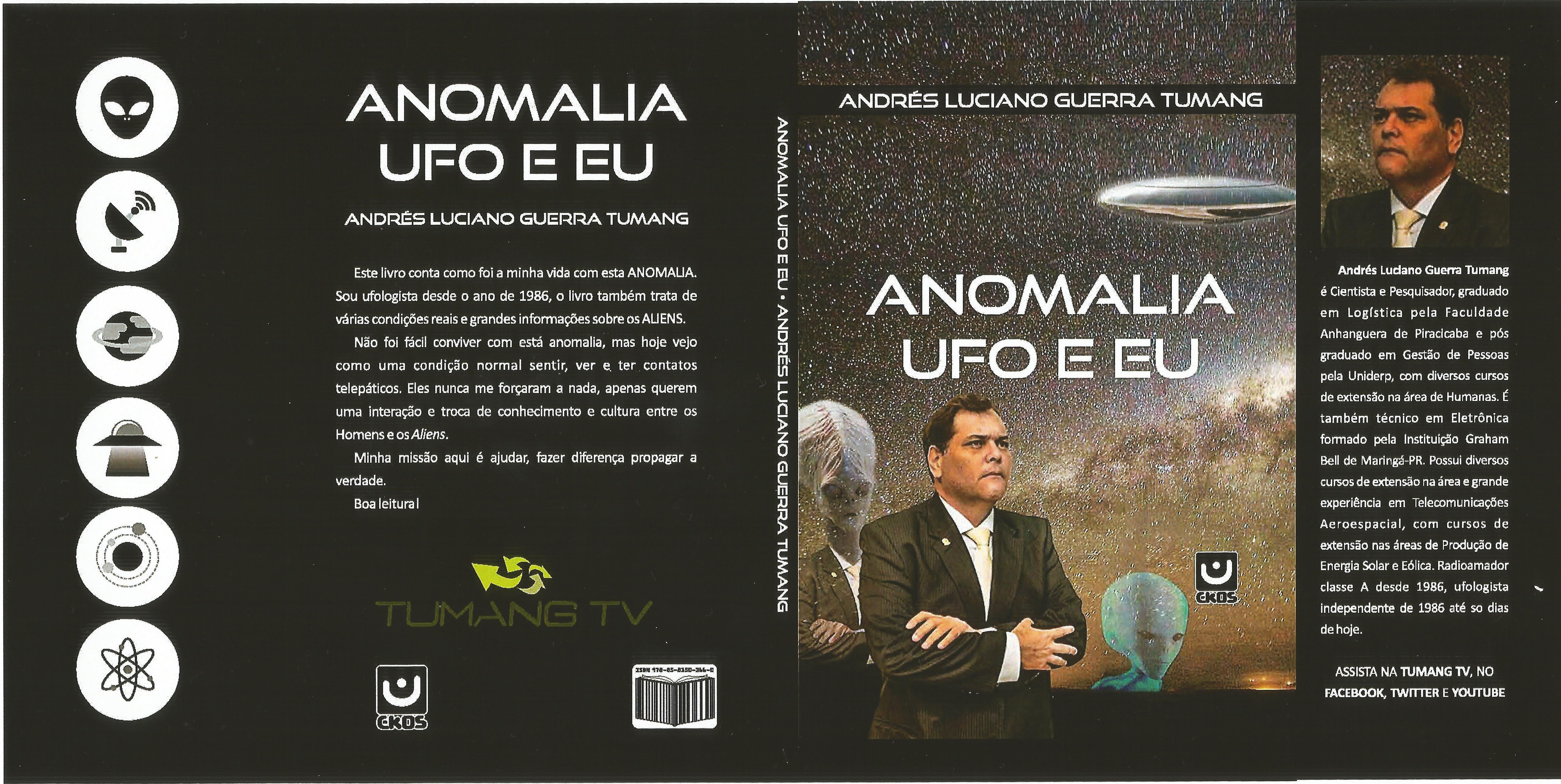 Livro anomalia UFO e EU.