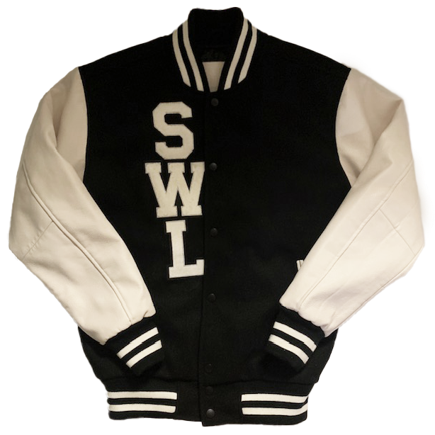 Black and White Letterman Jacket