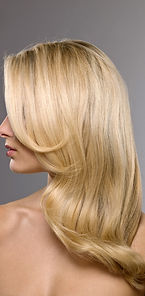 Blonde Long Hair Blowout. Santa Monica Beauty and Hair Salon