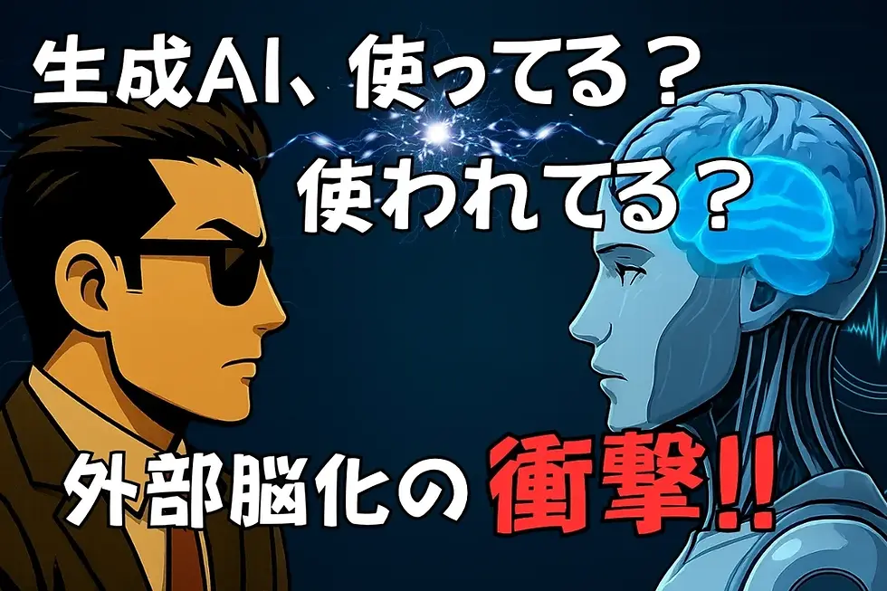 生成AI、使ってる？使われてる？　外部脳化の衝撃!!