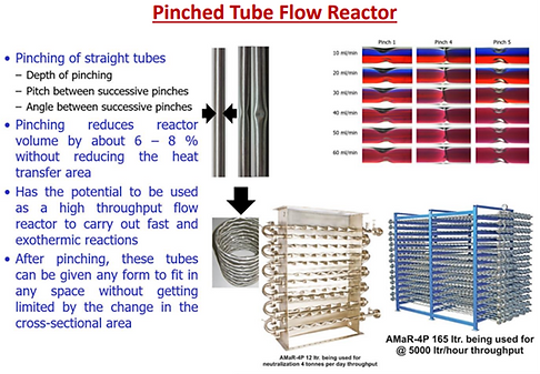 Pinched Tube Reactors