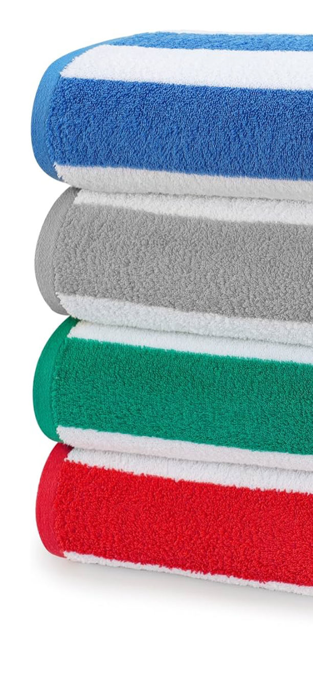 Thumbnail: Personalised Striped beach/pool towel