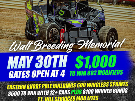 WALT BREEDING MEMORIAL | MAY 30